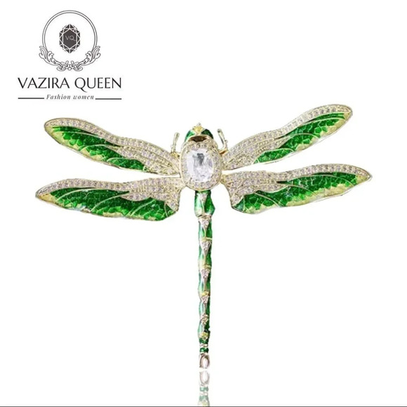 VQ Dragonfly Brooch - Picture 1 of 9